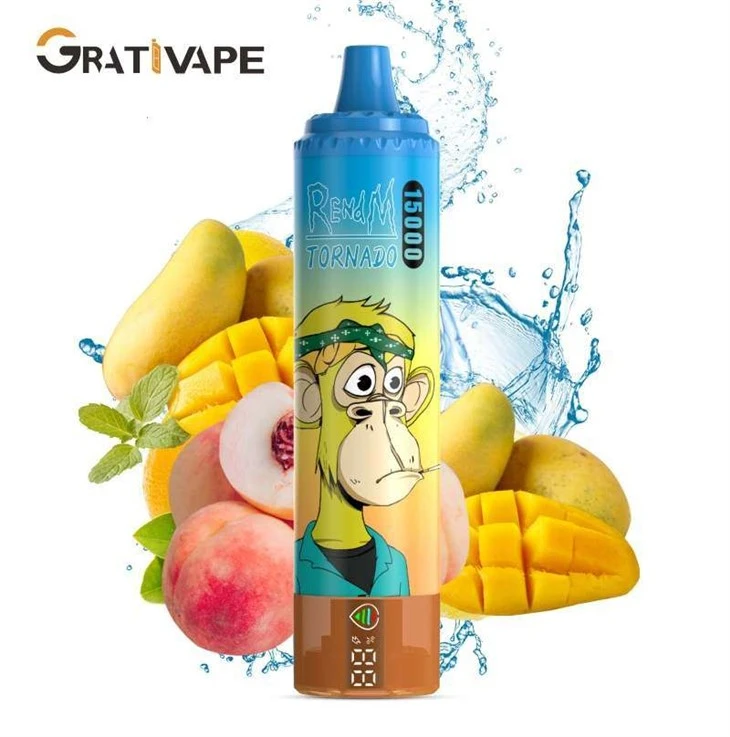 PEACH MANGO Grativape RahdM TORNADO 15000 PEACH MANGO Grativape RahdM TORNADO 15000