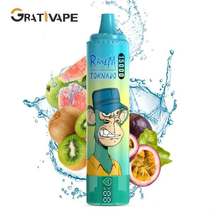 KIWI PASSION FRUIT GUAVA Grativape RahdM TORNADO 15000 KIWI PASSION FRUIT GUAVA Grativape RahdM TORNADO 15000