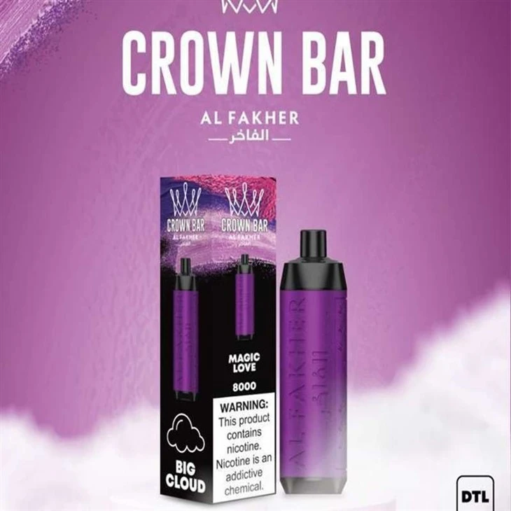 AL Fakher Crystal 8K Puffs factory AL Fakher Crystal 8K Puffs factory