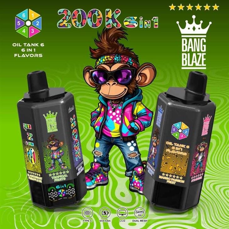 BANG BLAZE 200K 6in1 Flavor high quality