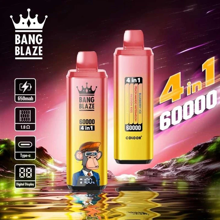 BANG BLAZE 60000 PUFFS 4 IN 1 FLAVOR BANG BLAZE 60000 PUFFS 4 IN 1 FLAVOR