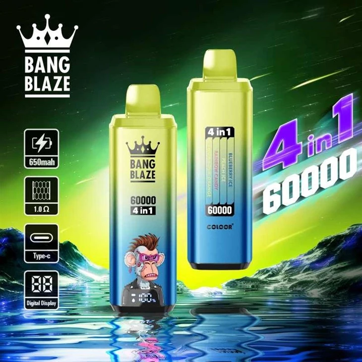 BANG BLAZE 60000 PUFFS 4 IN 1 FLAVOR BANG BLAZE 60000 PUFFS 4 IN 1 FLAVOR