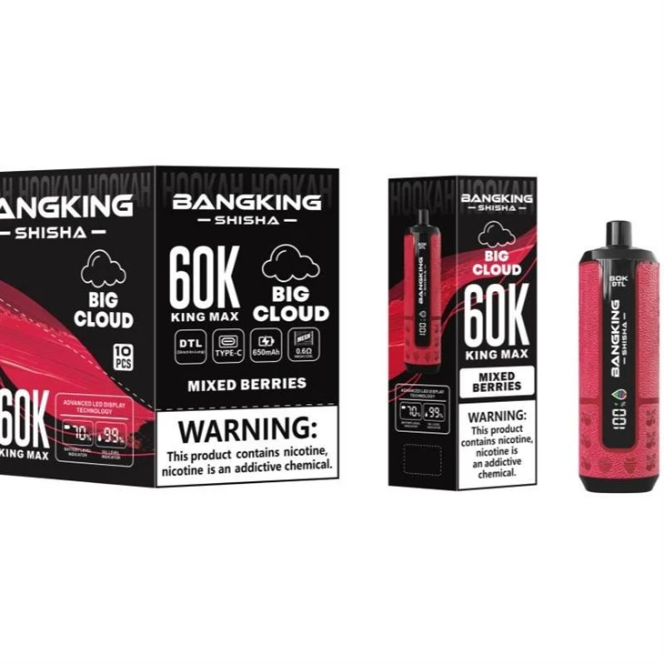 BANGKING SHISHA 60K KING MAX BIG CLOUD factory BANGKING SHISHA 60K KING MAX BIG CLOUD factory
