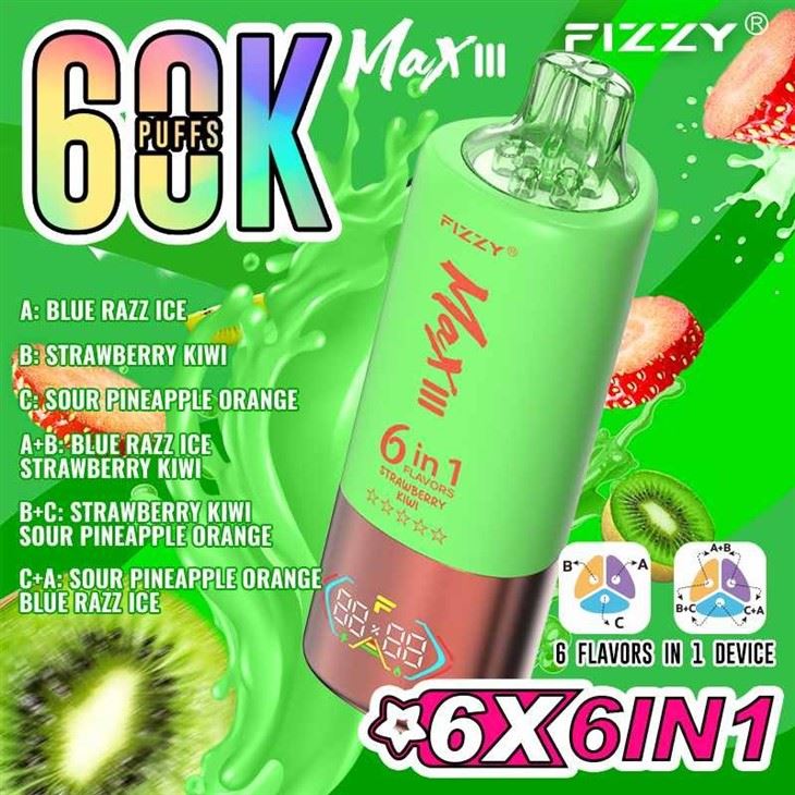 FIZZY 60K PUFFS 6IN1 FIZZY 60K PUFFS 6IN1