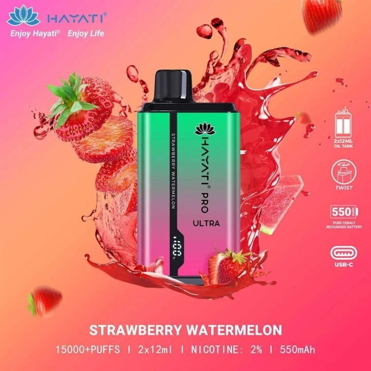 Hayati_Pro_Ultra_15000_Puffs_Disposable_Vape_Strawberry_Watermelon_Flavour_Hayati Pro Ultra 15000 Hayati_Pro_Ultra_15000_Puffs_Disposable_Vape_Strawberry_Watermelon_Flavour_Hayati Pro Ultra 15000