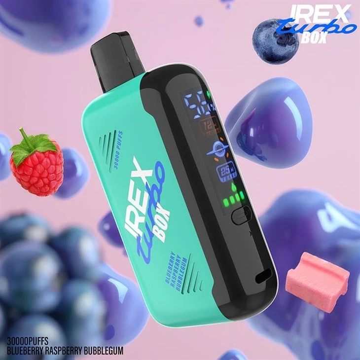 blueberry_raspberry_bubblegum_IREX TURBO BOX 30000 PUFFS blueberry_raspberry_bubblegum_IREX TURBO BOX 30000 PUFFS