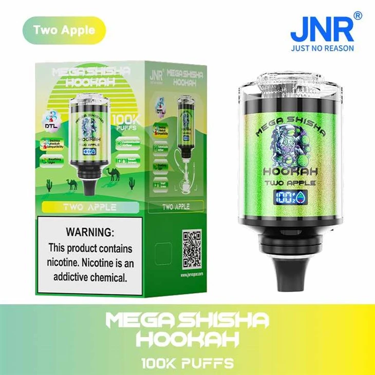 JNR Mega Shisha Hookah 100K Puffs JNR Mega Shisha Hookah 100K Puffs