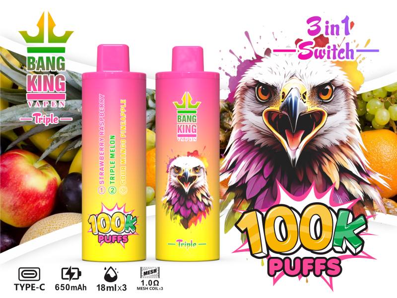 BANG KING VAPEN TRIPLE 100K 3IN1 10