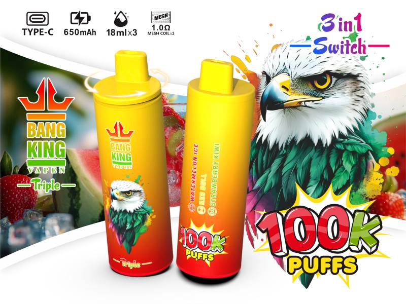 BANG KING VAPEN TRIPLE 100K 3IN1