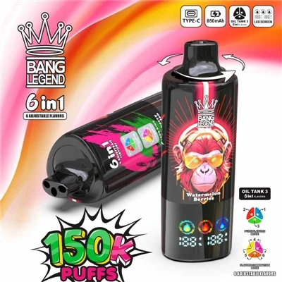 BANG LEGEND 150K Disposable E-Cigarette: A Flagship Innovative Experience Wit...