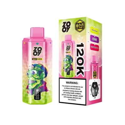 ZOOY 120K 6 IN 1 — High-capacity Disposable E-cigarette For An Ultimate Mouth...
