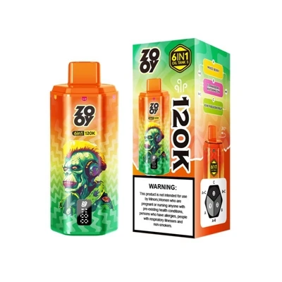 ZOOY 120K 6IN1: Premium Multi-flavor Disposable E-cigarettes For High-capacit...