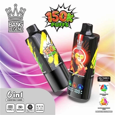 BANG LEGEND 150K PUFFS VAPE — A New Benchmark For High-end Disposable E-cigar...