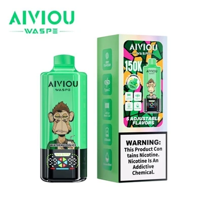 WASPE Aiviou 6 in 1 150K Puffs Disposable Vape – High-capacity, Multi-functio...