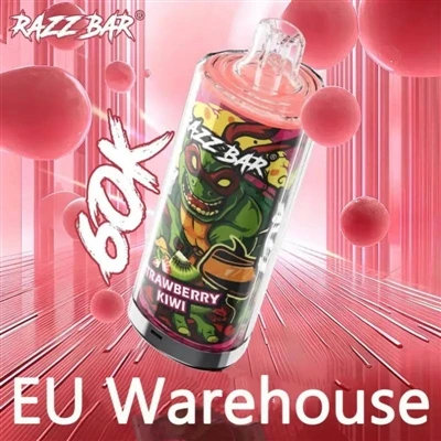 Razz Bar 60000: A New Option For High-capacity Disposable E-cigarettes.