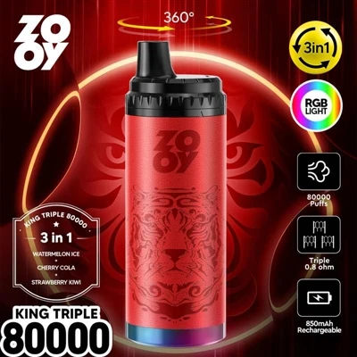ZOOY KING 3-in-1 80000 Puff Disposable Vape: Technological Innovation And In-...