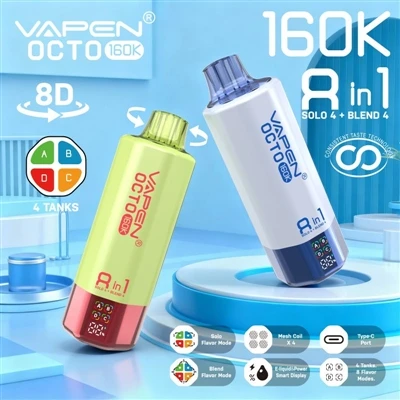 Multiple Flavors, No Compromise: How Vapen Octo 160K 8in1 Redefines The Dispo...