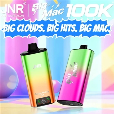 JNR Big Mac 100K – Redefining The Durability Standard For High-Puff Disposabl...