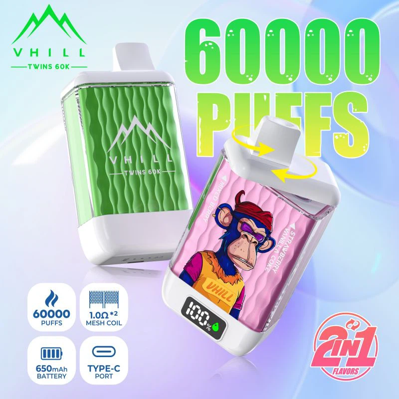 Vhill Twins 60000 Disposable E-cigarette: A Comprehensive Analysis Of Structu...