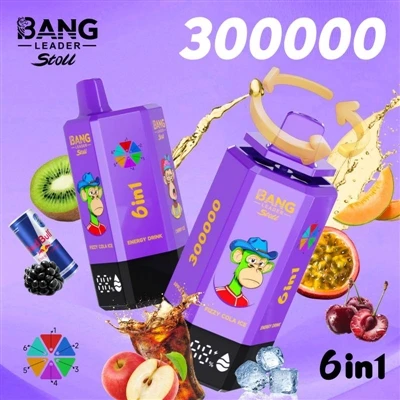 BANG LEADER Stoll 300K: Disposable E-cigarettes Enter The 'multi-system Flags...