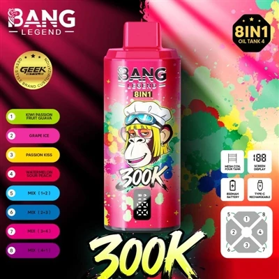 Bang Legend 300000: Unlock A New E-cigarette Experience, Enjoy 300,000 Puffs ...