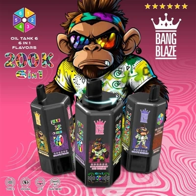 BANG BLAZE 6in1 200K: One Stick in Hand, Six Flavors in One, You Know What I ...