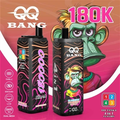 QQ BANG 4in1 180K: One Stick For Four Flavors, Making Your Every Day Fun!