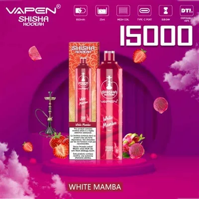 VAPEN SHISHA HOOKAH 15000: A High-Capacity E-Cigarette That Puts The Hookah E...