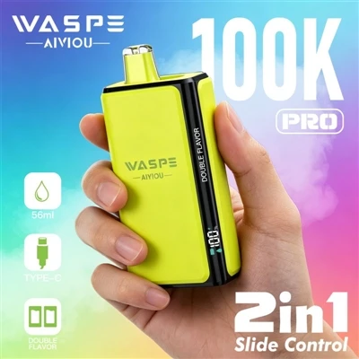 Waspe Double Flavor 100K Pro: When Vaping Starts Saying No To 'Boredom'