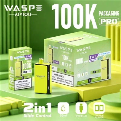 Waspe Double Flavor 100K Pro: When Disposable Vapes Start Saying No To 'Boredom'