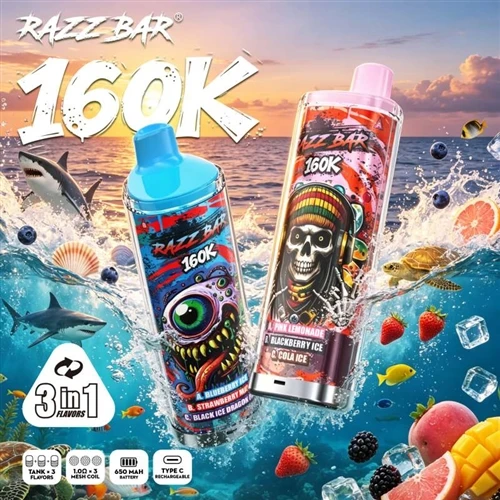 RazzBar 160K 3-in-1: When Vaping Evolves From A 'Device' Into A 'Habit'