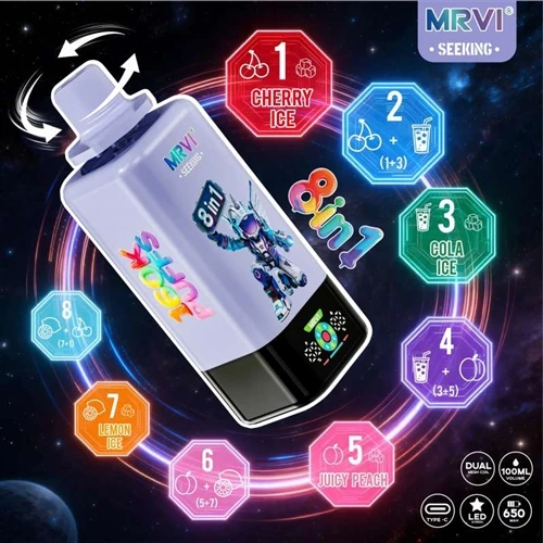MRVI SEEKING 160K 8-in-1 And The Development Trends Of Multi-Flavor E-cigarettes