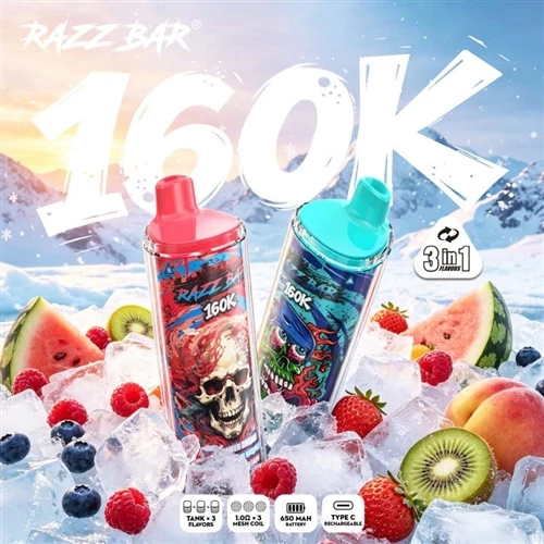 RazzBar Triple 160K: When Three Experiences Are Packed Into One Device, E-cig...