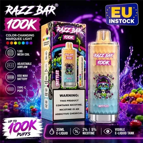 The Razz Bar 100K Is Generating Significant Buzz—a Brand-new Vape Delivering ...