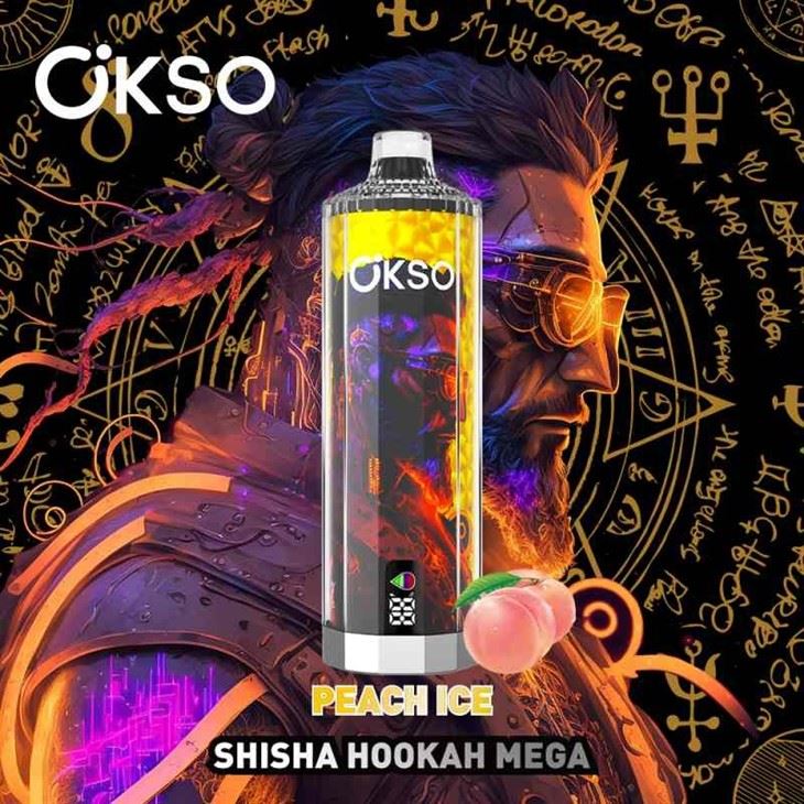 peach ice_OKSO shisha hookah mega 50k peach ice_OKSO shisha hookah mega 50k
