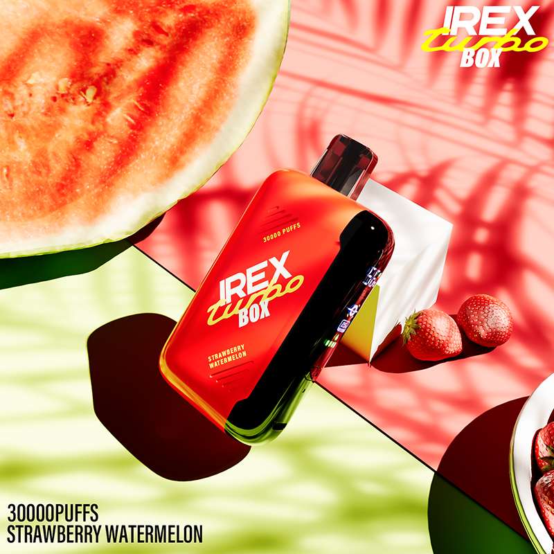 strawberry watermelonIREX TURBO BOX 30000 PUFFS strawberry watermelonIREX TURBO BOX 30000 PUFFS