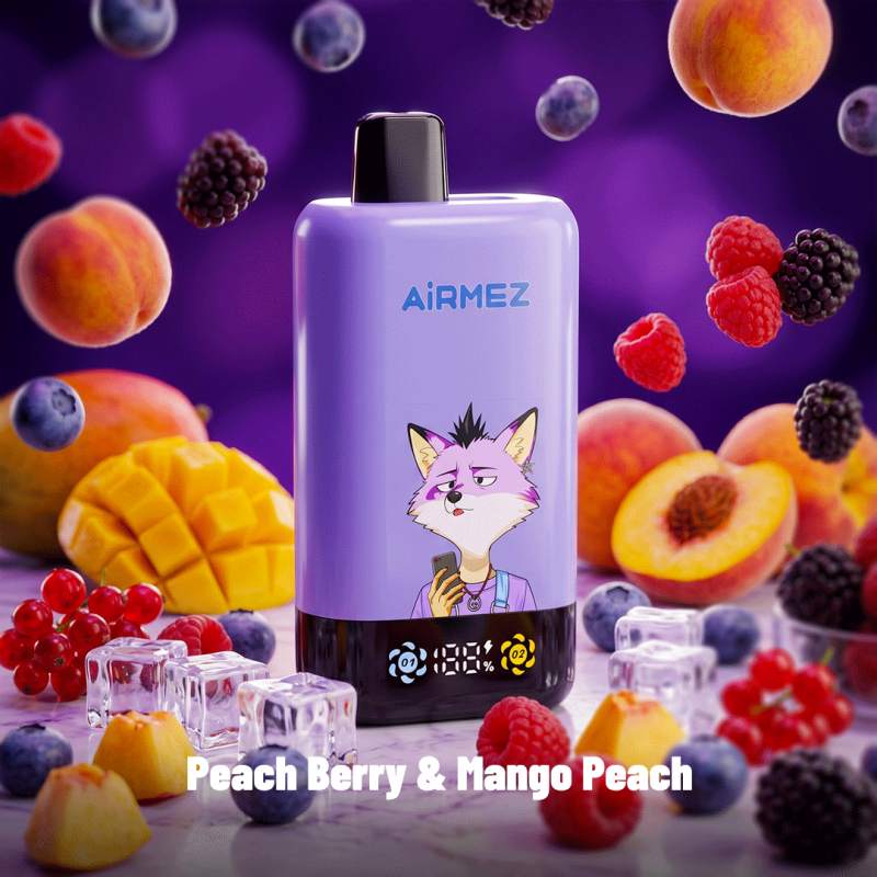 Peach-Berry--Mango-PeachAirmez 2in1 pro Peach-Berry--Mango-PeachAirmez 2in1 pro
