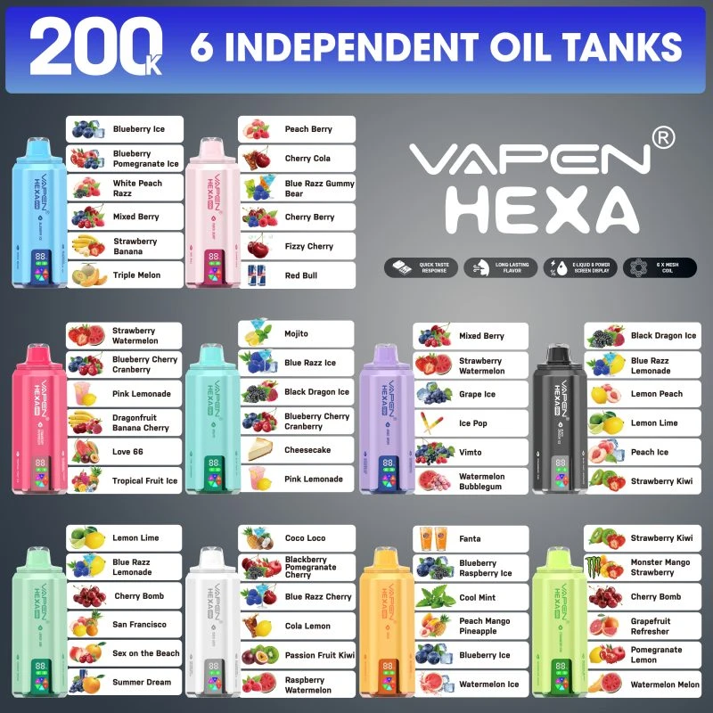 vapen hexa 200000 taste vapen hexa 200000 taste