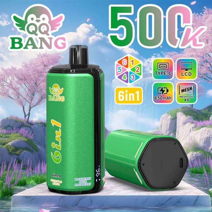 QQ BANG 500000 VAPE 6in1 factory QQ BANG 500000 VAPE 6in1 factory