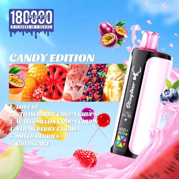 Stag Bar 6in1 180K Puffs best