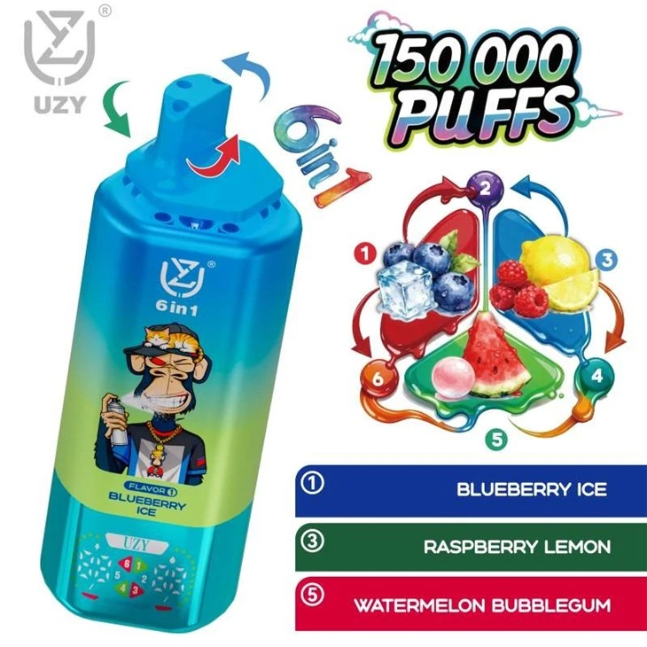 UZY 6 in 1 150K Puffs Vape suppliers UZY 6 in 1 150K Puffs Vape suppliers