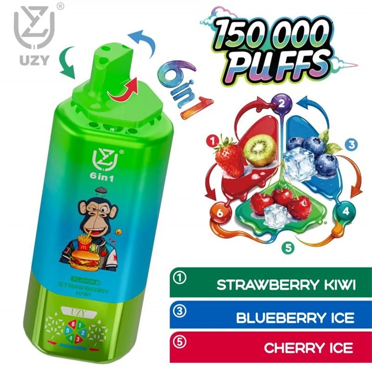 UZY 6 in 1 150K Puffs Vape UZY 6 in 1 150K Puffs Vape