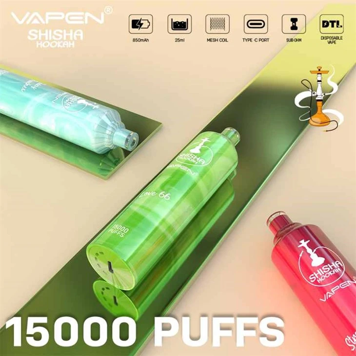 VAPEN SHISHA HOOKAH 15000 Puffs VAPEN SHISHA HOOKAH 15000 Puffs