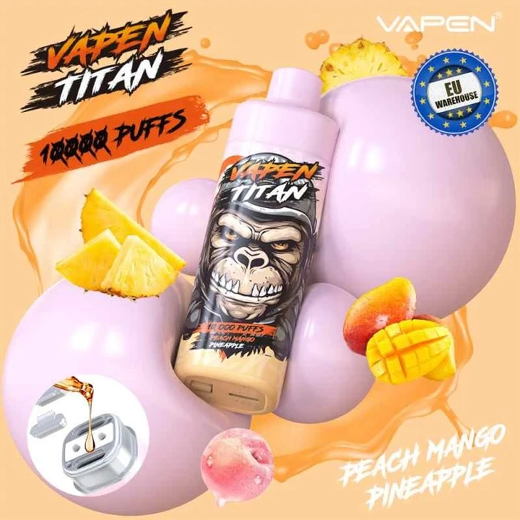 Peach Mango Pineapple_VAPEN TITAN 10000 Peach Mango Pineapple_VAPEN TITAN 10000