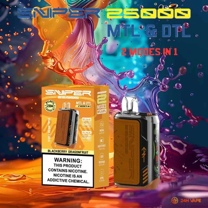 VAPMOD SNIPER 25000 Puffs Vape VAPMOD SNIPER 25000 Puffs Vape