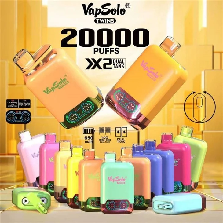 VapSolo Twins 20000 Dual Flavors VapSolo Twins 20000 Dual Flavors