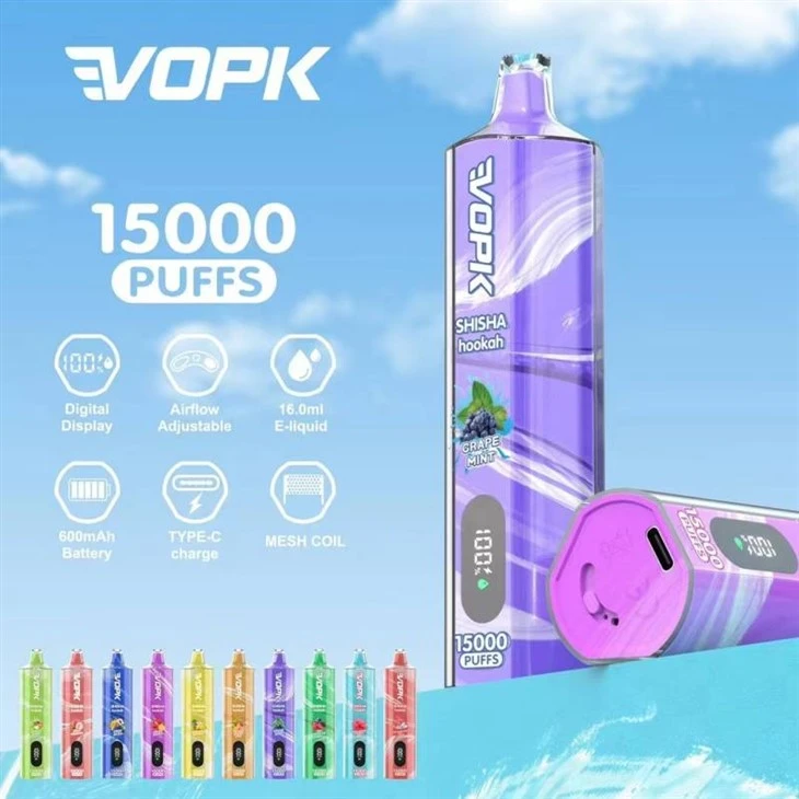VOPK Shisha Hookah 15000 Puffs VOPK Shisha Hookah 15000 Puffs