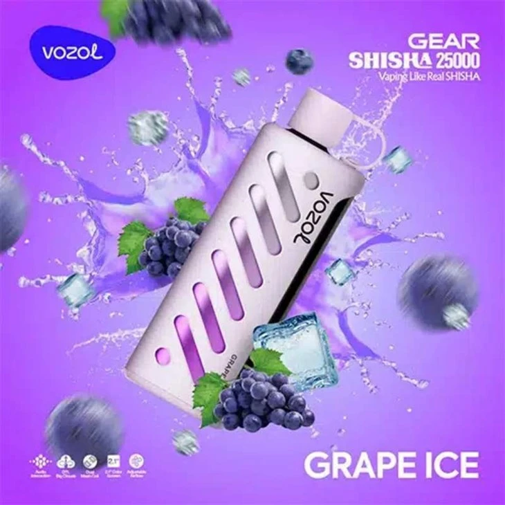 Grape-Ice_VOZOL GEAR SHISHA 25000 Grape-Ice_VOZOL GEAR SHISHA 25000