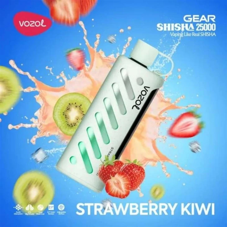Vozol-Gear-Shisha-25000-Puffs-Disposable-Strawberry-Kiwi-VOZOL GEAR SHISHA 25000 Vozol-Gear-Shisha-25000-Puffs-Disposable-Strawberry-Kiwi-VOZOL GEAR SHISHA 25000