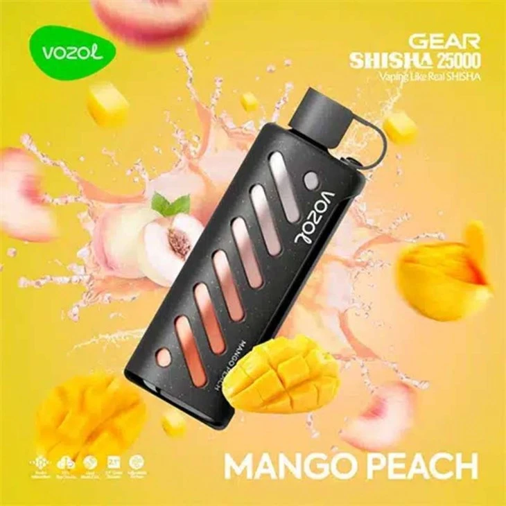 Mango-Peach_VOZOL GEAR SHISHA 25000 Mango-Peach_VOZOL GEAR SHISHA 25000